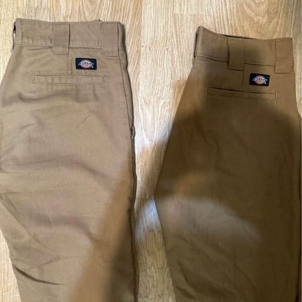 Dickies Men's Tan and Brown Trousers